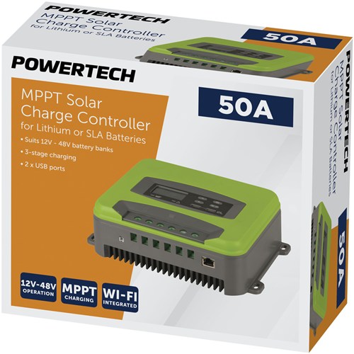 Powertech DC/DC Multi-Stage Battery Charger Lithium/SLA 12V/20A