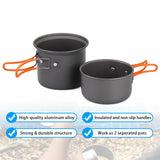 6pcs Camping Cookware Kit