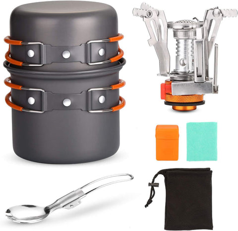 6pcs Camping Cookware Kit