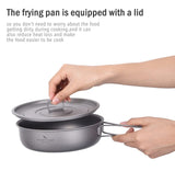Titanium Frying Pan with Lid