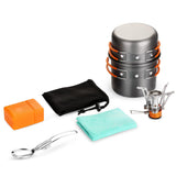 6pcs Camping Cookware Kit