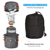 6pcs Camping Cookware Kit