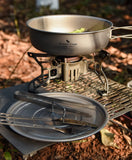 Titanium Frying Pan with Lid