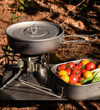 Titanium Frying Pan with Lid