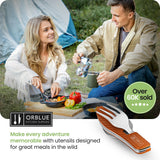4-in-1 Camping Cutlery - 2 Pack Set