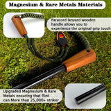 Fire Starter with Handcrafted Wood Handle